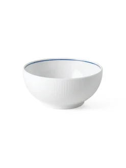 Blå Mega Riflet, skål 15 cm<Royal Copenhagen Outlet