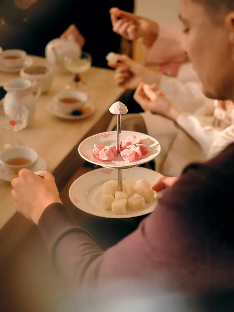 Blå Mega Riflet, étagère 3 lag<Royal Copenhagen Outlet