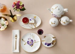 Flora højhankskop med underkop, Tulipan<Royal Copenhagen