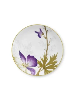 Flora tallerken 19 cm, Stedmoderblomst<Royal Copenhagen Hot