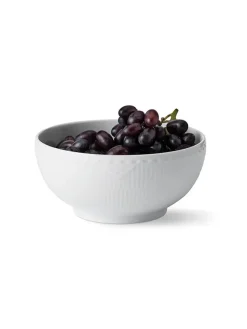 Hvid Halvblonde, skål 110 cl, 18 cm<Royal Copenhagen Clearance