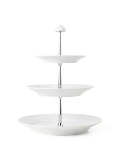 Hvid Riflet, étagére 5 lag<Royal Copenhagen New