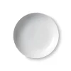 Hvid Riflet, moderne tallerken 25 cm<Royal Copenhagen Best