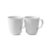 Hvid Riflet, 2-pak krus 37 cl<Royal Copenhagen Discount