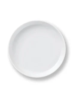 Hvid Riflet, rundt ovnfast fad 27 cm<Royal Copenhagen Online