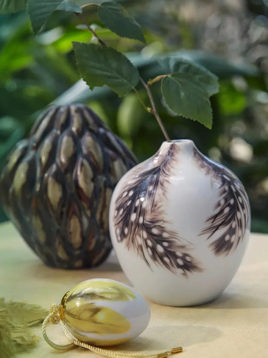 Perlehøne Vase 2025<Royal Copenhagen