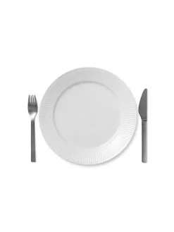 Sort Mega Riflet, tallerken 27 cm<Royal Copenhagen Best