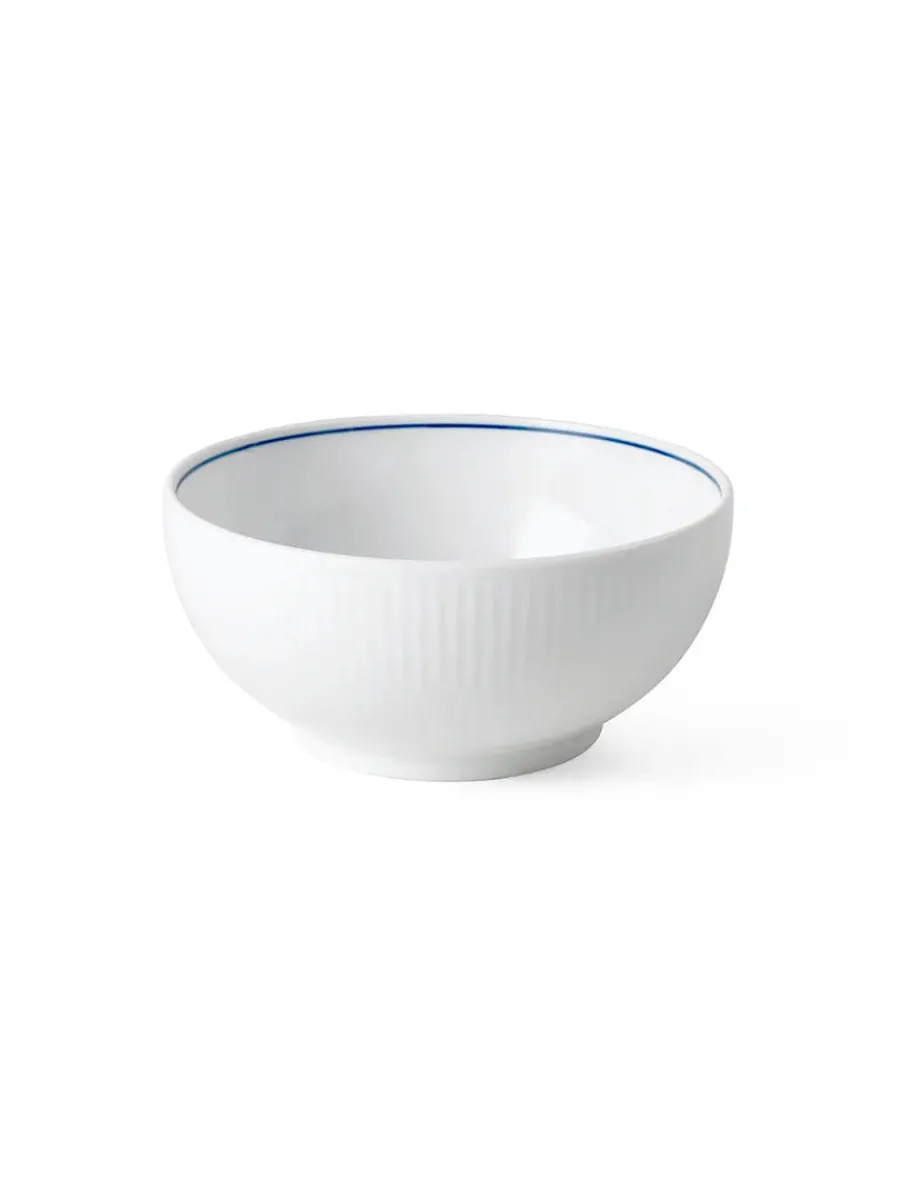 Sort Mega Riflet, skål 15 cm<Royal Copenhagen Clearance