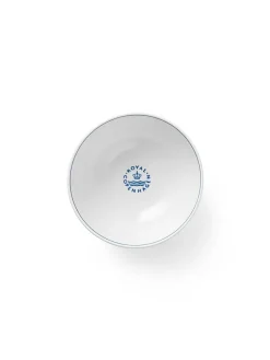 Sort Mega Riflet, skål 15 cm<Royal Copenhagen Clearance