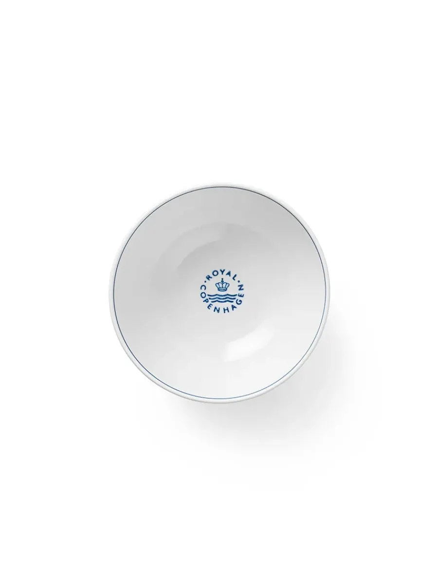 Sort Mega Riflet, skål 15 cm<Royal Copenhagen Clearance