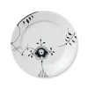 Sort Mega Riflet, tallerken 27 cm<Royal Copenhagen New