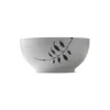 Sort Mega Riflet, skål 24 cm<Royal Copenhagen Best