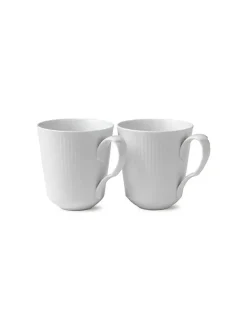 Sort Mega Riflet, 2-pak krus 37 cl<Royal Copenhagen Hot