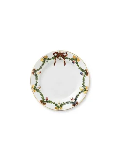Stjerne Riflet Jul, tallerken 22 cm<Royal Copenhagen Clearance