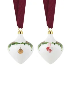 Stjerne Riflet Jul, Ornament sæt<Royal Copenhagen
