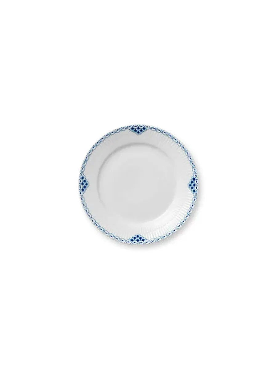 Stjerne Riflet Jul, tallerken 19 cm<Royal Copenhagen Online