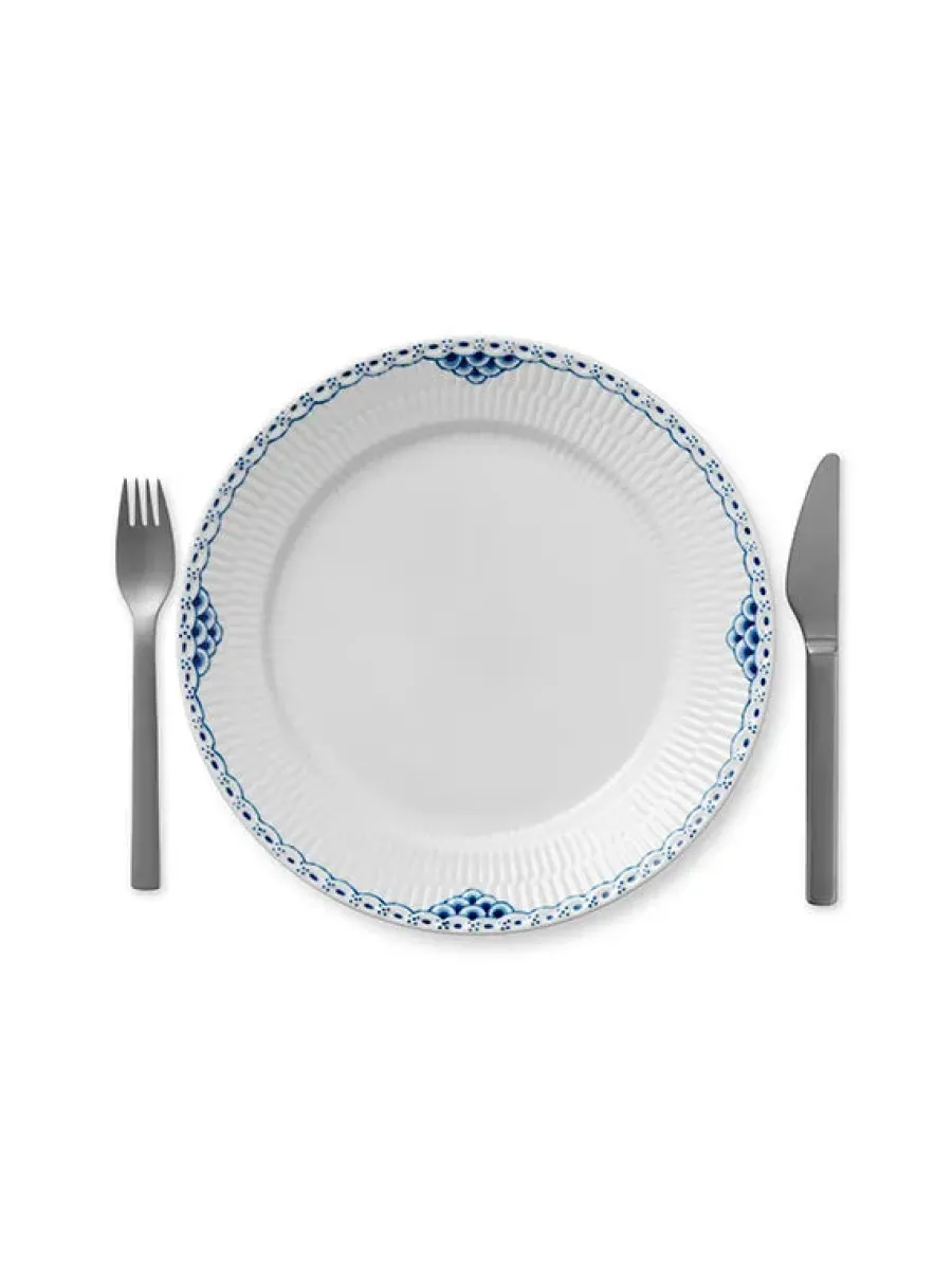 Stjerne Riflet Jul, tallerken 27 cm<Royal Copenhagen Hot