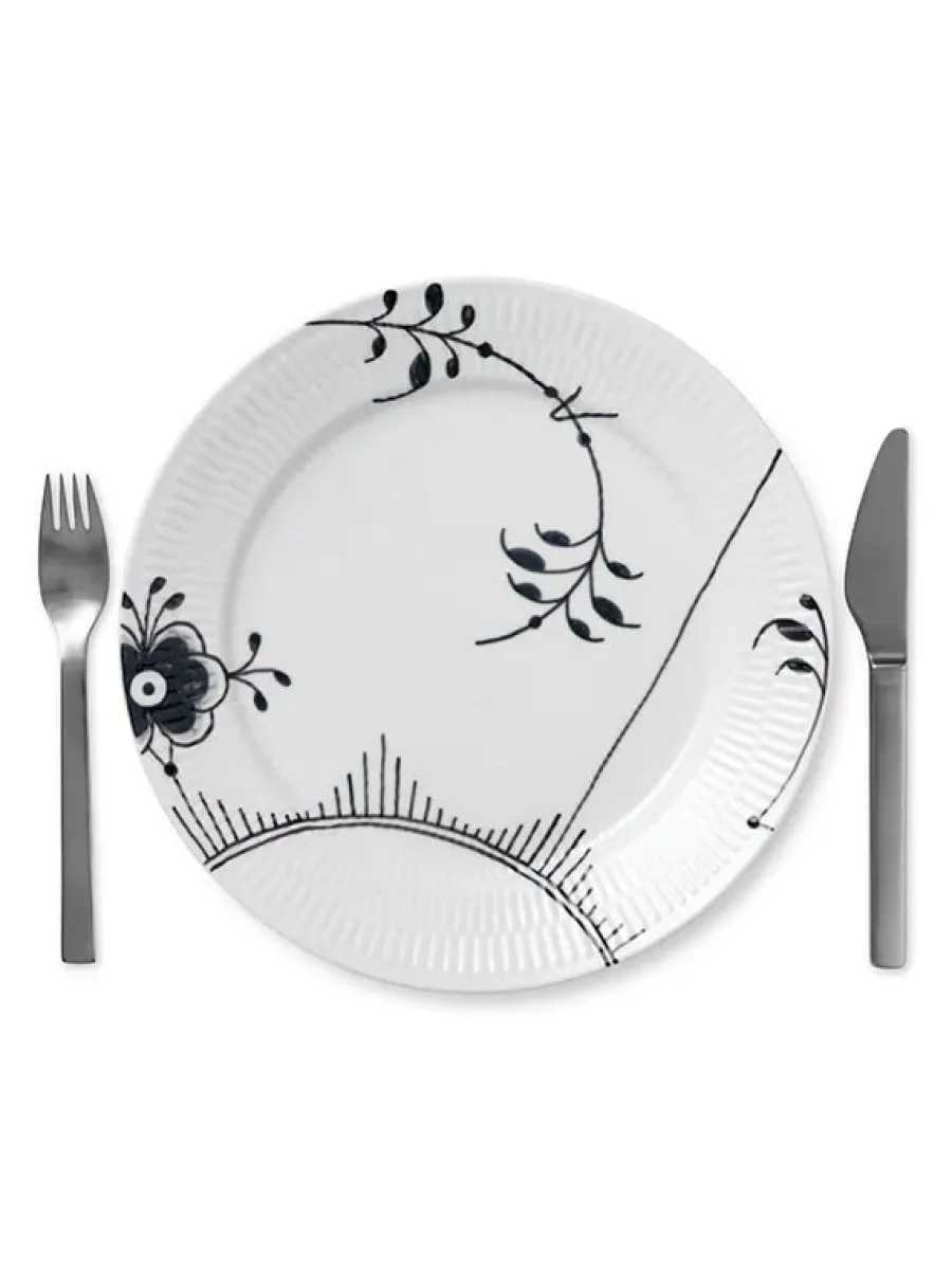 Stjerne Riflet Jul, tallerken 27 cm<Royal Copenhagen Hot