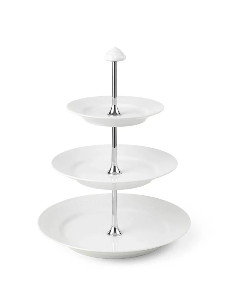 Stjerne Riflet Jul, étagère 23 cm<Royal Copenhagen