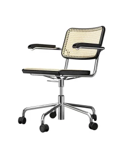 S 64 VDR Kontorstol, sort fra<Thonet