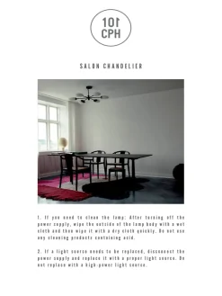 Salon Chandelier, opaque fra<101 Copenhagen Clearance