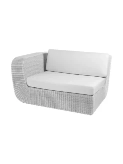 Savannah 2-pers. Højre Modulsofa, hvid/grå fra<Cane-line Discount