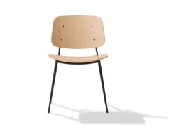 Søborg Stol, stålstel af Børge Mogensen<Fredericia Furniture Outlet