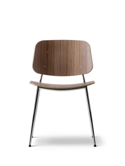 Søborg Stol, stålstel af Børge Mogensen<Fredericia Furniture Outlet