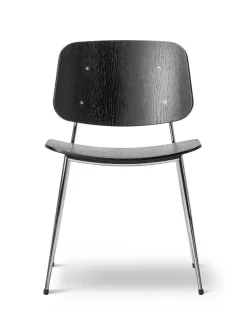 Søborg Stol, stålstel af Børge Mogensen<Fredericia Furniture Outlet