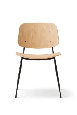 Søborg Stol, stålstel af Børge Mogensen<Fredericia Furniture Outlet