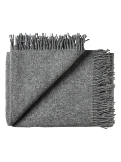 Season Plaid, dark nordic grey fra<Silkeborg Uldspinderi Clearance