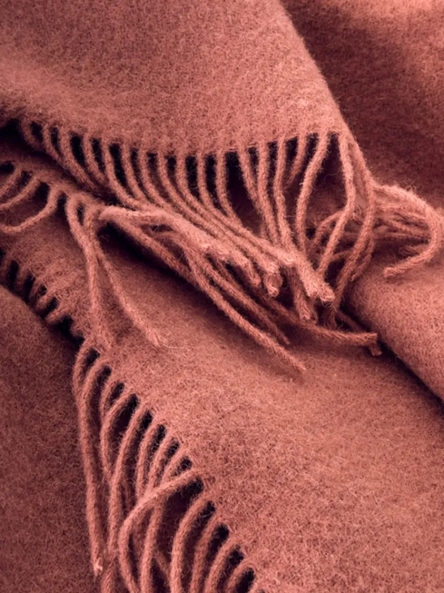 Season Plaid, rosewood fra<Silkeborg Uldspinderi Discount