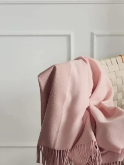 Secret Plaid, blush/rosa fra<Silkeborg Uldspinderi New