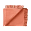 Secret Plaid, coral/amber fra<Silkeborg Uldspinderi Discount