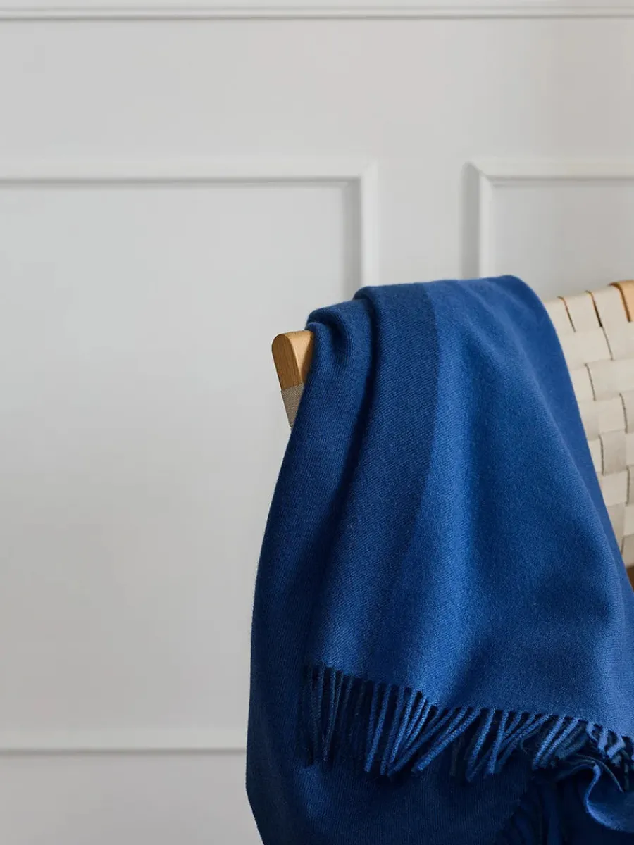 Secret Plaid, coral/amber fra<Silkeborg Uldspinderi Discount