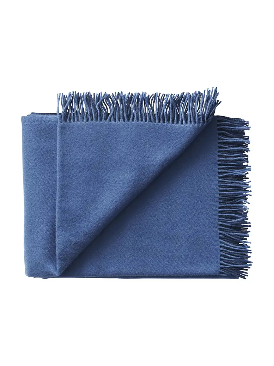 Secret Plaid, indigo/cobalt fra<Silkeborg Uldspinderi Sale