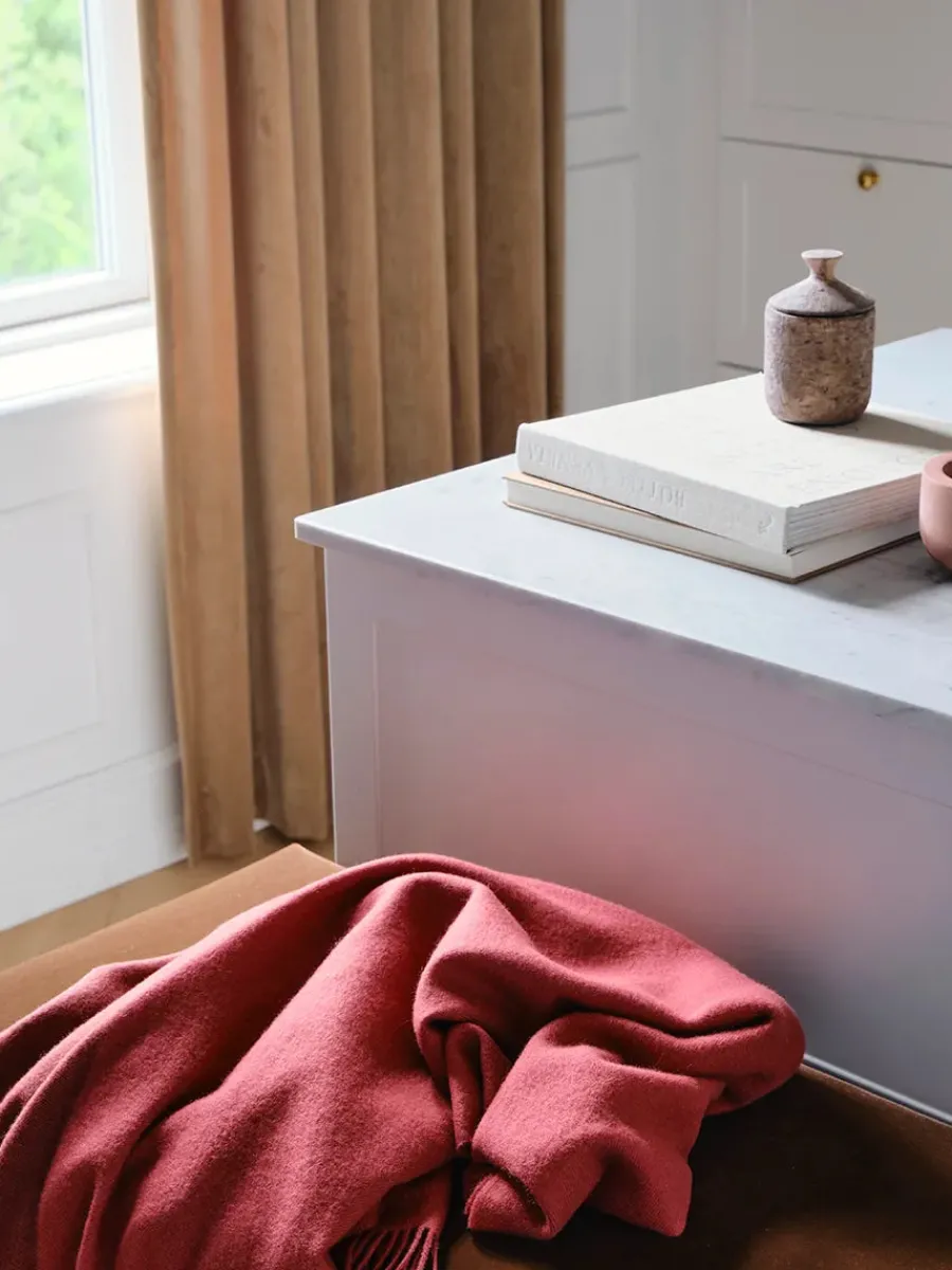 Secret Plaid, indigo/cobalt fra<Silkeborg Uldspinderi Sale