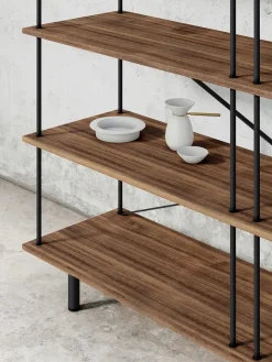 Seiton Reol 3-2 L, valnød fra<Stellar Works Online