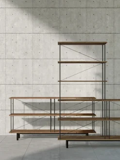 Seiton Reol 3-2 L, valnød fra<Stellar Works Online