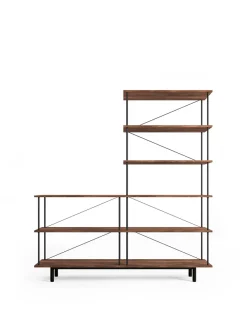 Seiton Reol 3-2 L, valnød fra<Stellar Works Online