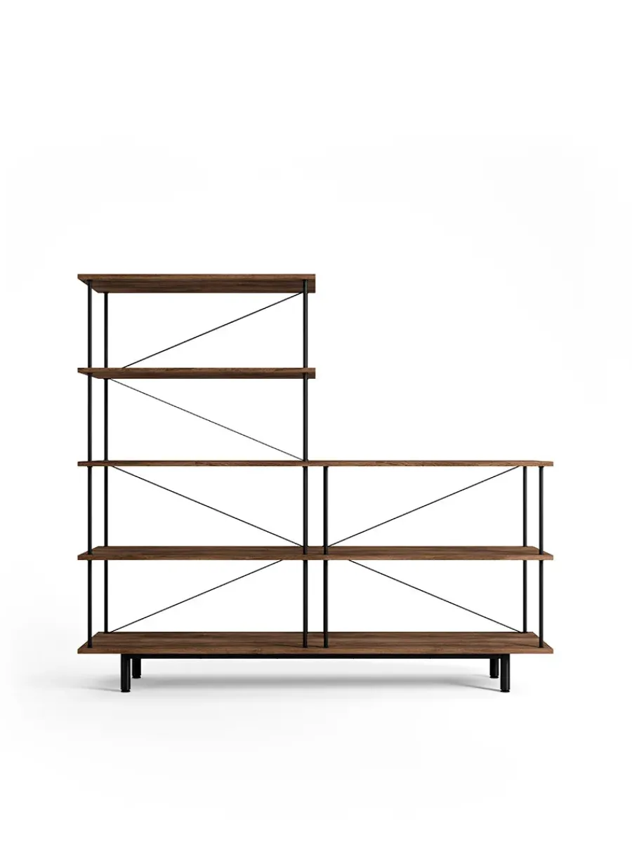 Seiton Reol 3-3 L, valnød fra<Stellar Works