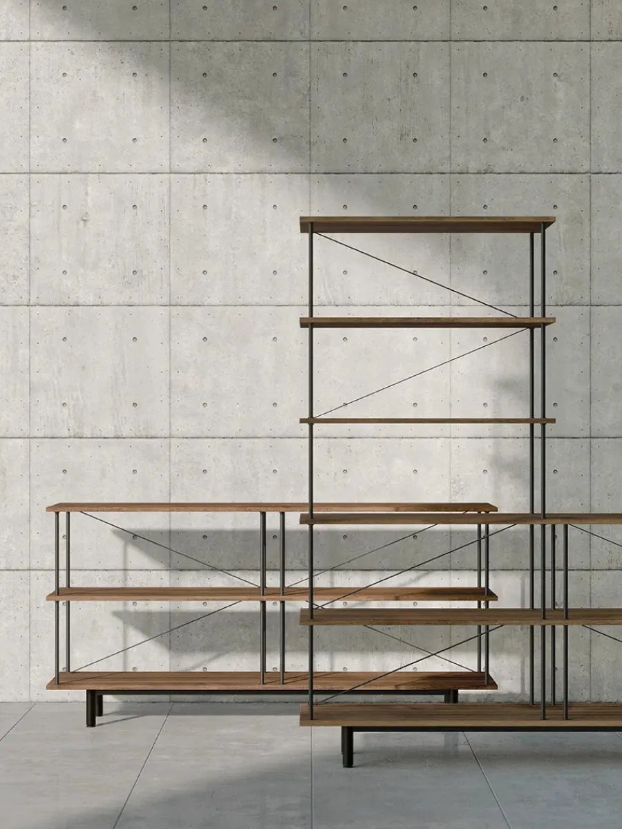 Seiton Reol 3-2 R, valnød fra<Stellar Works Online