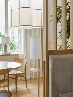 Sensorstyret håndsprit- og sæbedispenser, fritstående i hvid fra<VOLA