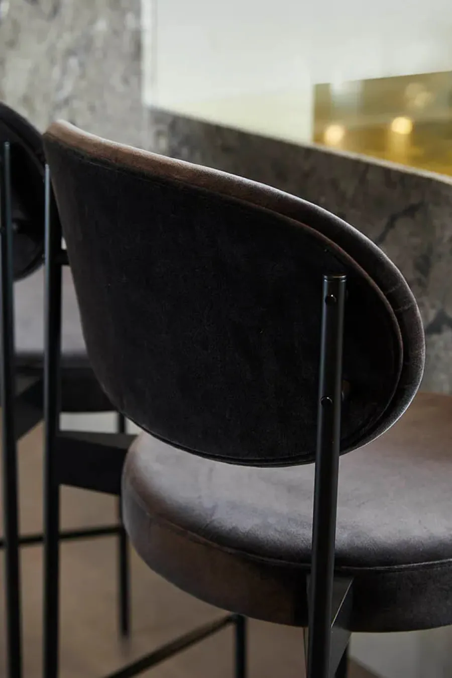 Serie 430 barstol, sort af Verner Panton<Verpan Best