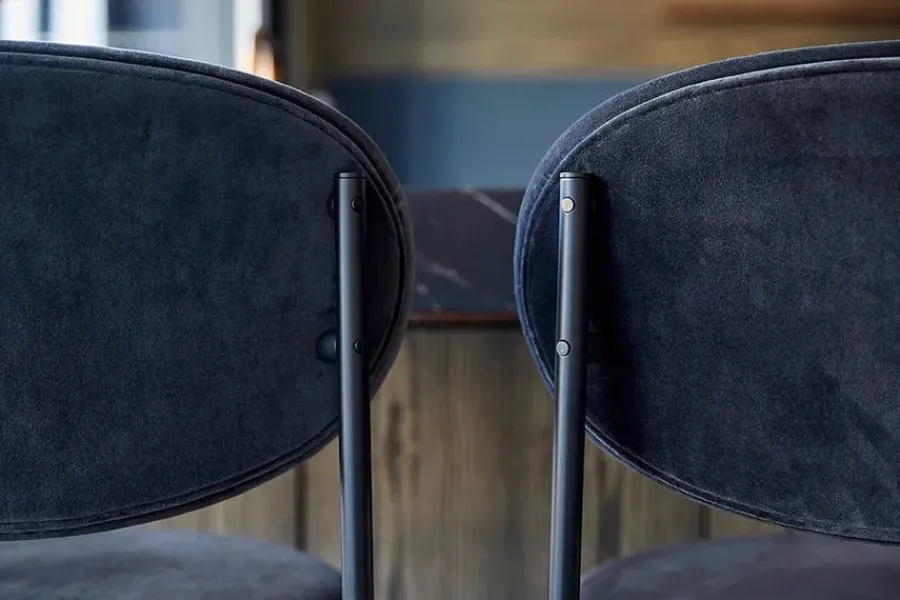 Serie 430 barstol, sort af Verner Panton<Verpan Best