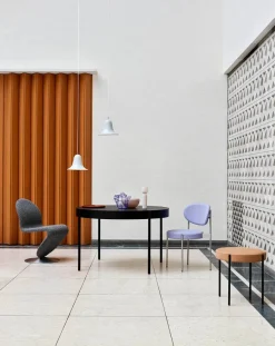 Serie 430 bord, sort af Verner Panton<Verpan Outlet