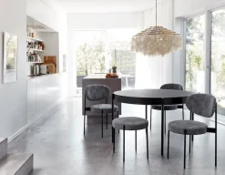 Serie 430 spisestol, sort af Verner Panton<Verpan Online