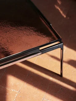 Sett LN13 Sofabord, verde guatemala marble/chrome fra<&Tradition Sale