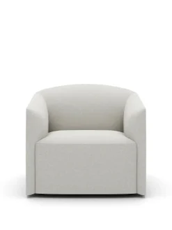 Shore Lounge Chair Extended Base, quill fra<New Works New
