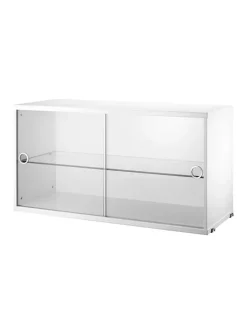 Skab m. Glaslåger fra String<String Furniture Online